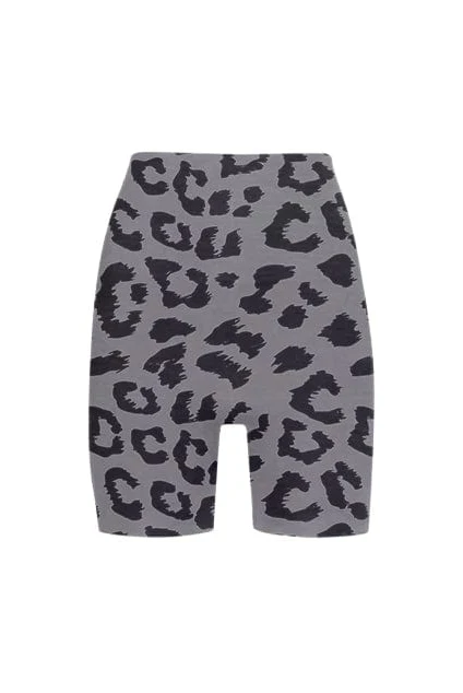 Lezat Bike Short Dark Heather Cheetah / XS Jolie Organic Cotton 7" Bike Short