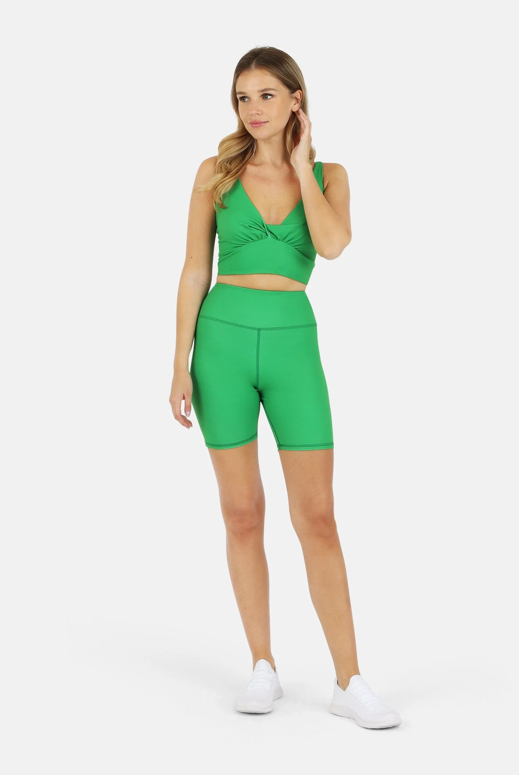 Lezat Biker Short Ada Organic Cotton Biker Short - Kelly Green