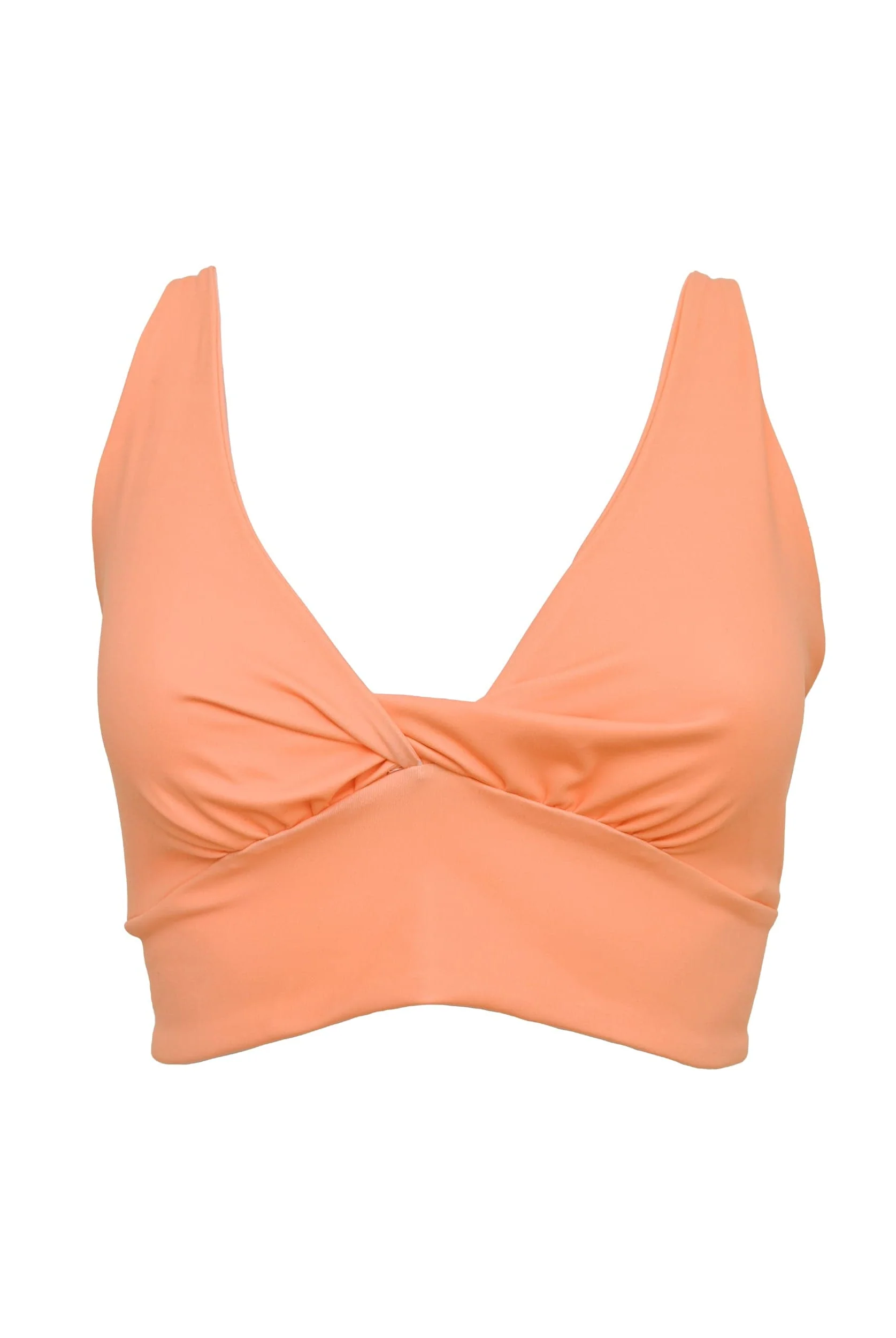 Lezat Bra Ada Organic Cotton Twist Around Sports Bra - Glow