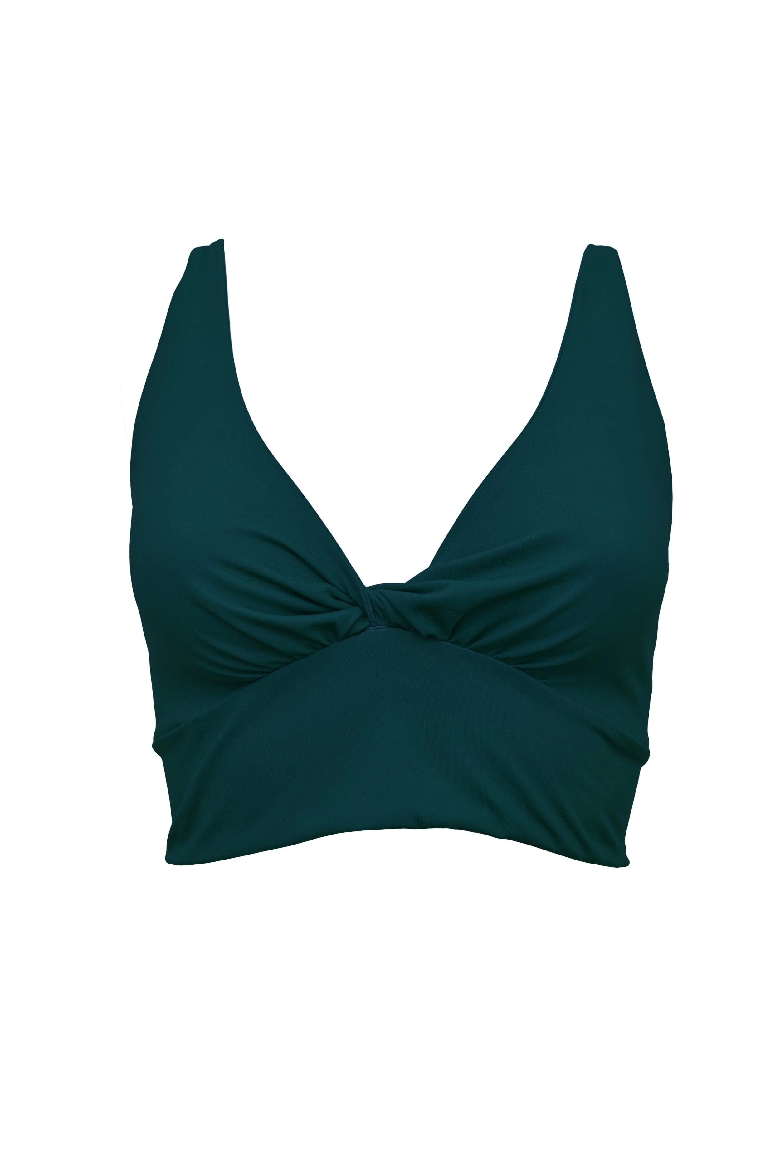 Lezat Bra Deep Teal / XS Ada Organic Cotton Twist Around Sports Bra