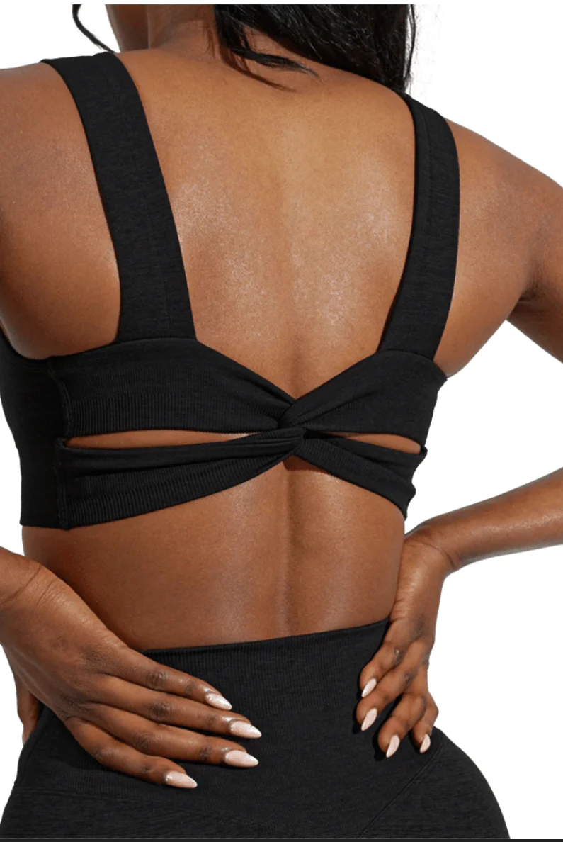 Lezat Bra Klara Organic Cotton Twist Back Sport Bra