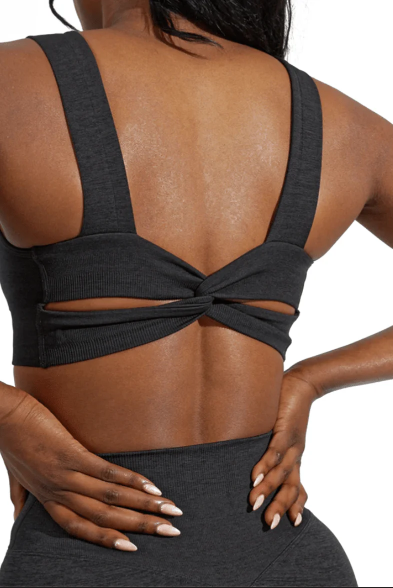 Lezat Bra Klara Organic Cotton Twist Back Sport Bra