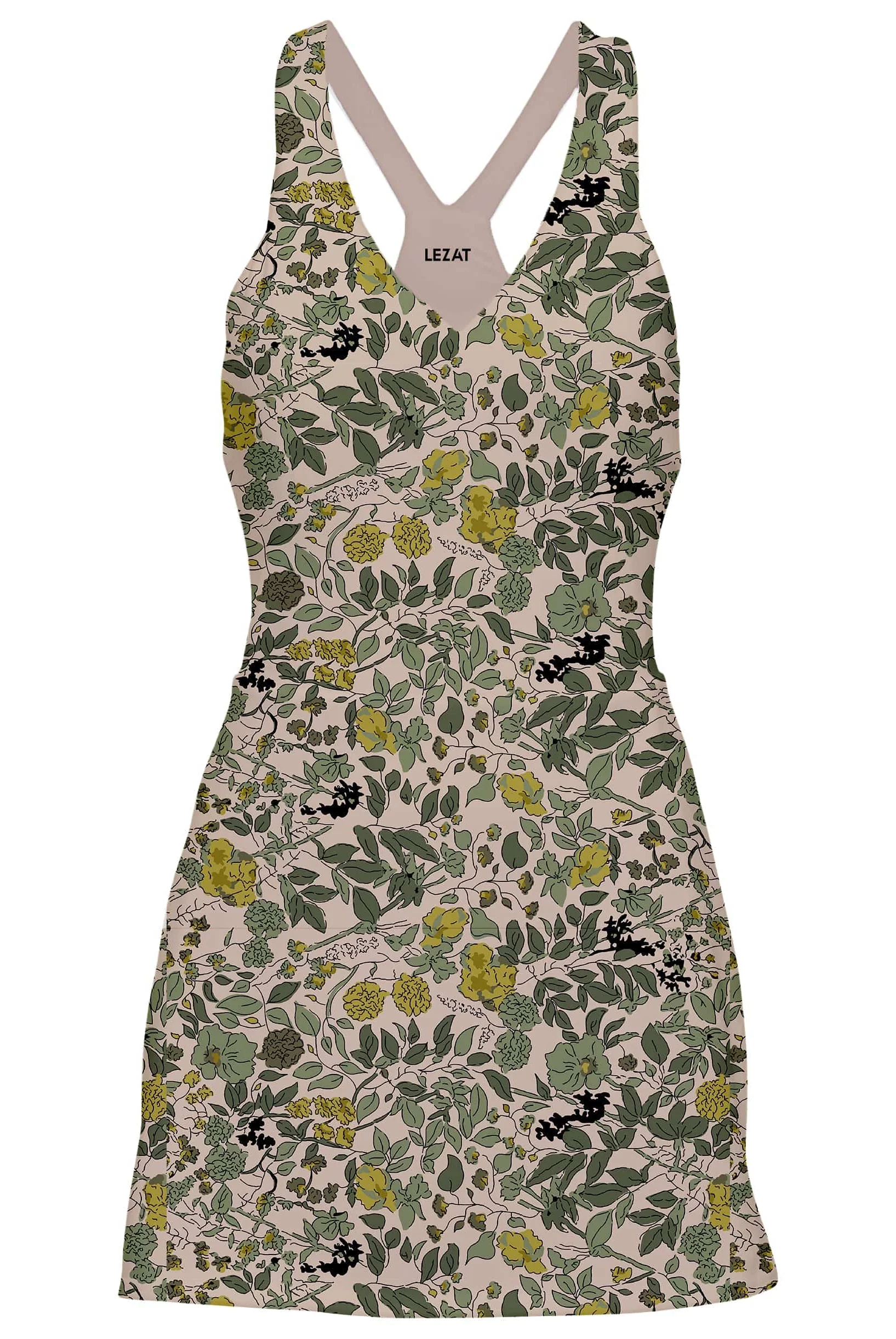 Lezat Dress Botanical / XS Isla Racerback Organic Cotton Sport Dress