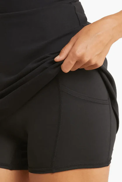 Lezat Dress Isla Racerback Organic Cotton Sport - Black