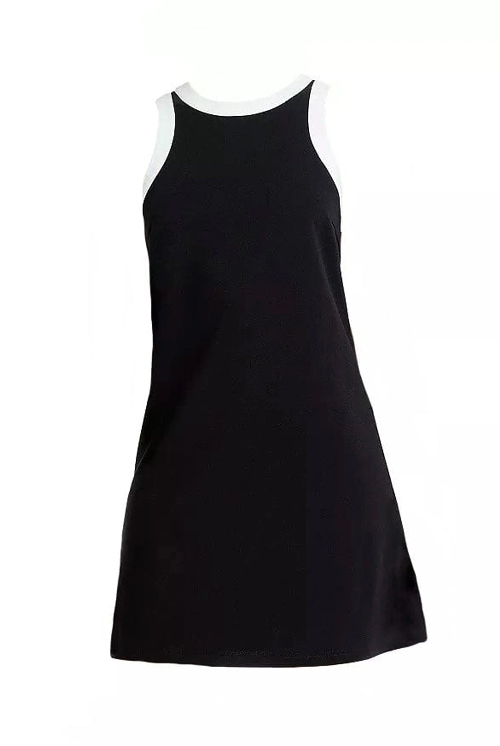 Lezat Dress Willa Organic Cotton Active Mini Dress - Black/White