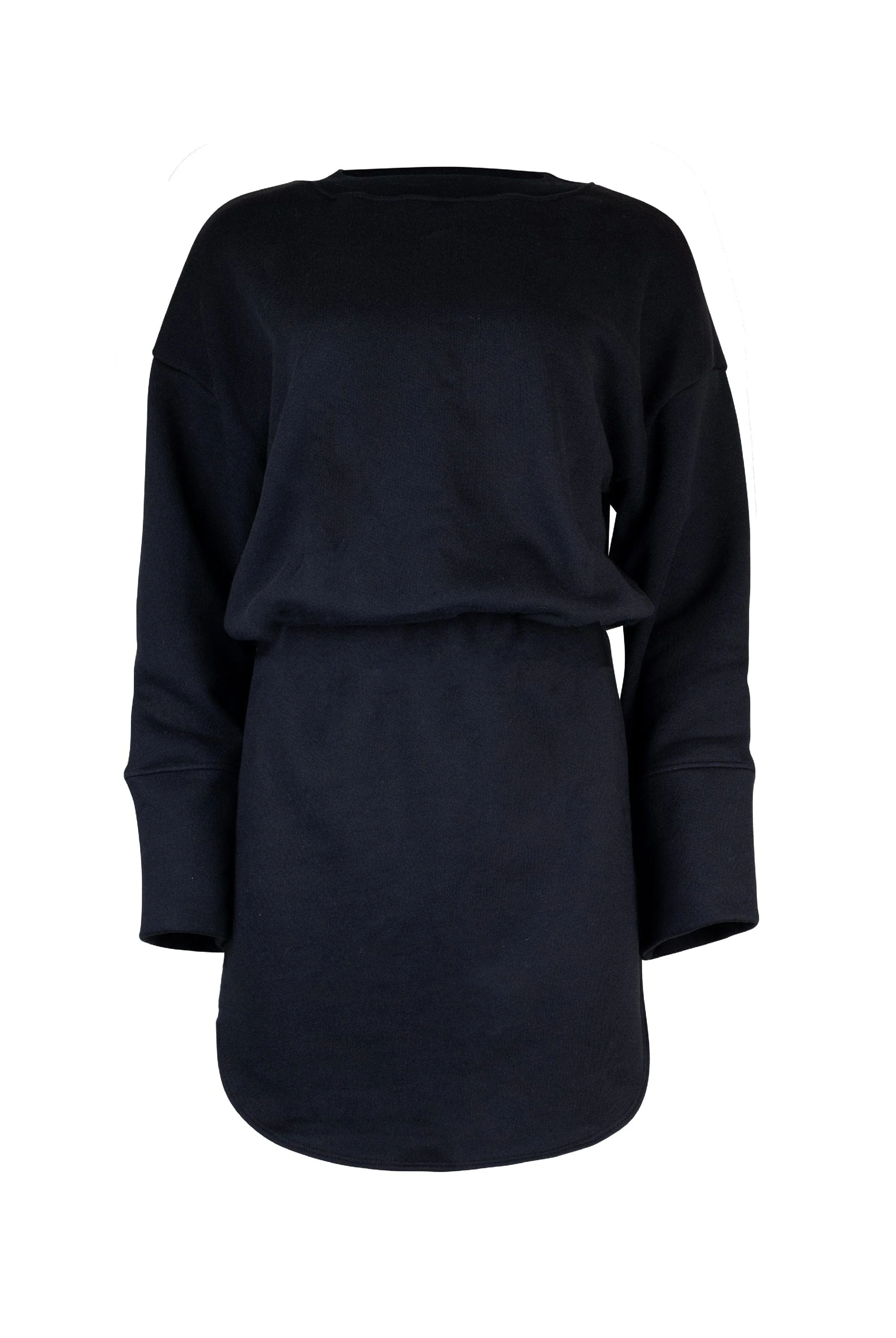 Lezat Dress Zaina Cotton Sweatshirt Dress - Black
