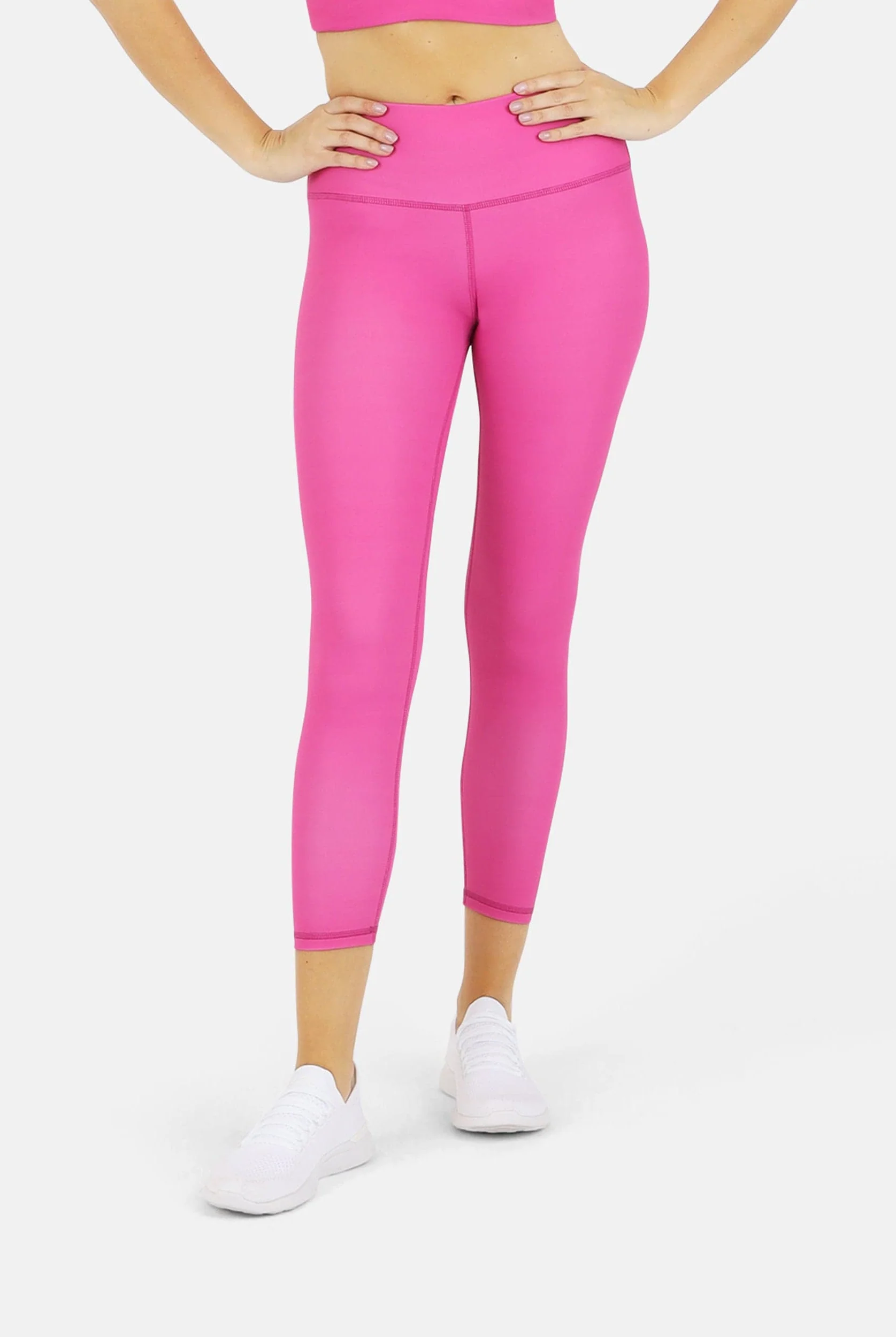 Lezat Legging Ada Organic Cotton 7/8 Legging - Pink Aster